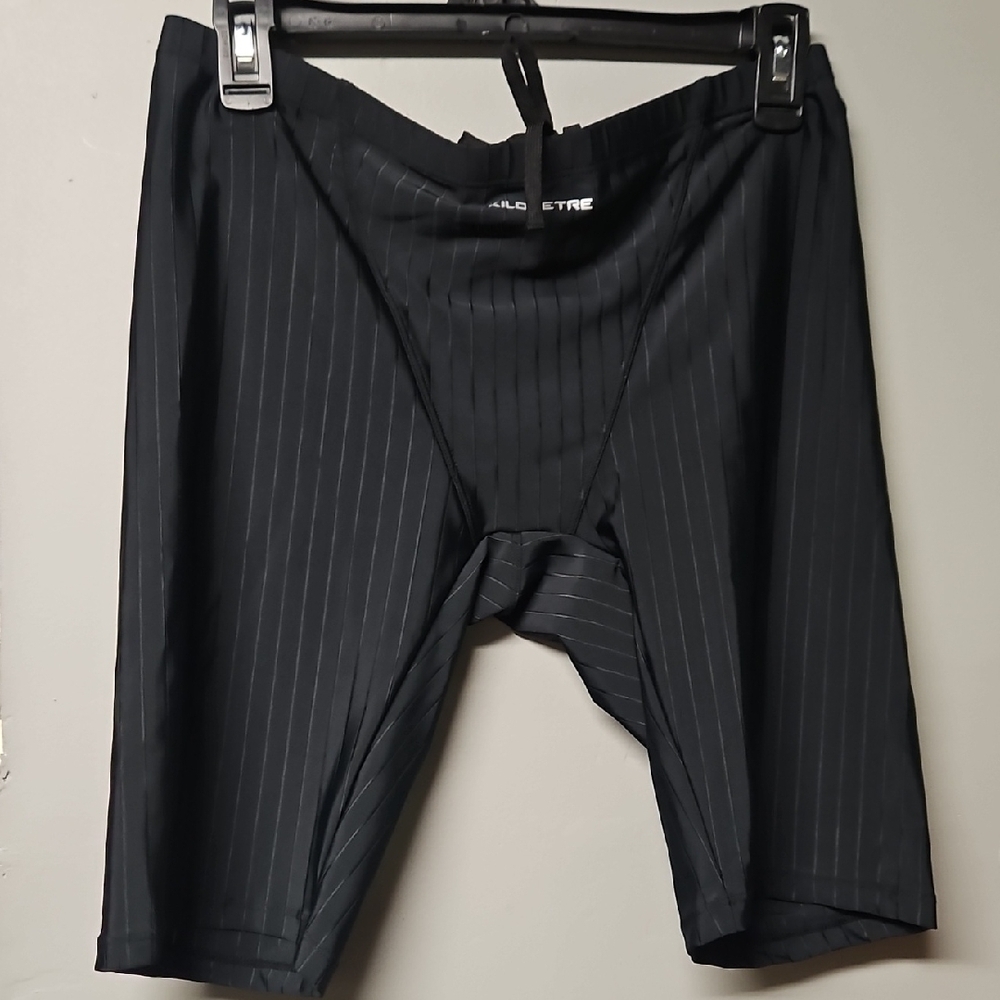 Black Striped Kids Boys XXL Swim Trunks Athletic Shorts